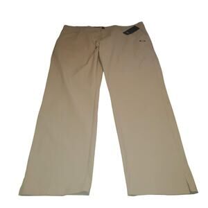 Oakley Take Pro Pants (40x30.5) Stone Gray Golf Stretch Wicking Casual 422408